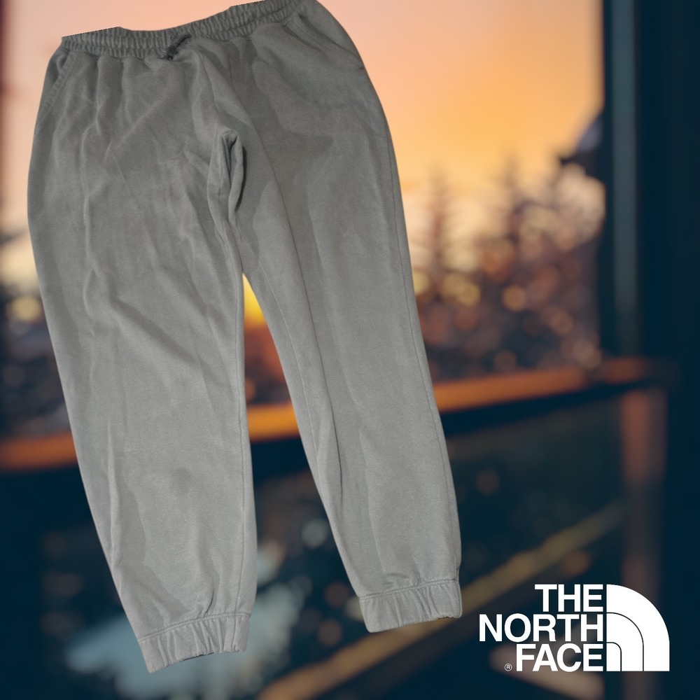 The North Face Jogger Sweatpants Womens‎ Fleece Drawstring Green A55UP Size L